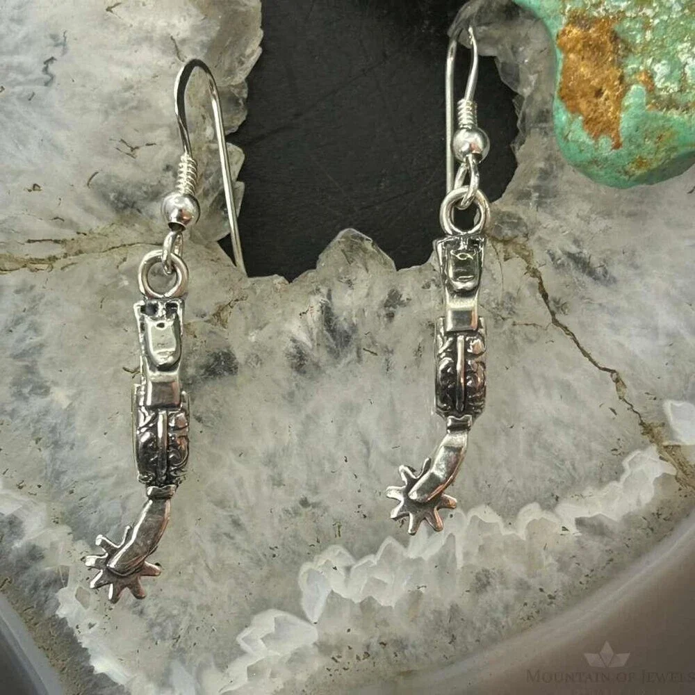 Carolyn Pollack Sterling Silver Spurs Dangle Earrings For Women